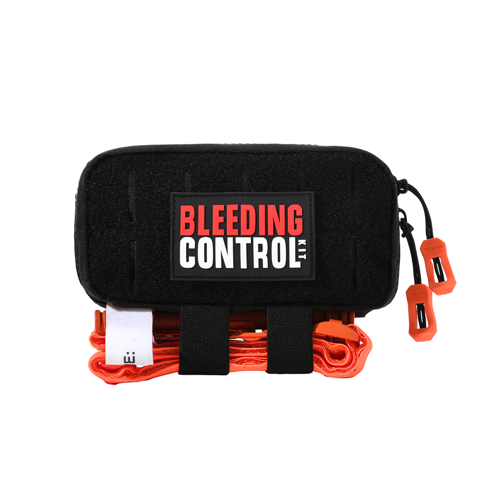 YEYETAC™ QuickBC™ Bleeding Control Kit Black with tourniquet