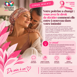 🎀 DE SEIN À SOI | CONSEIL SEXO N°2. Votre poitrine a changé : vous avez le droit de décider comment elle entre à nouveau dans votre intimité.