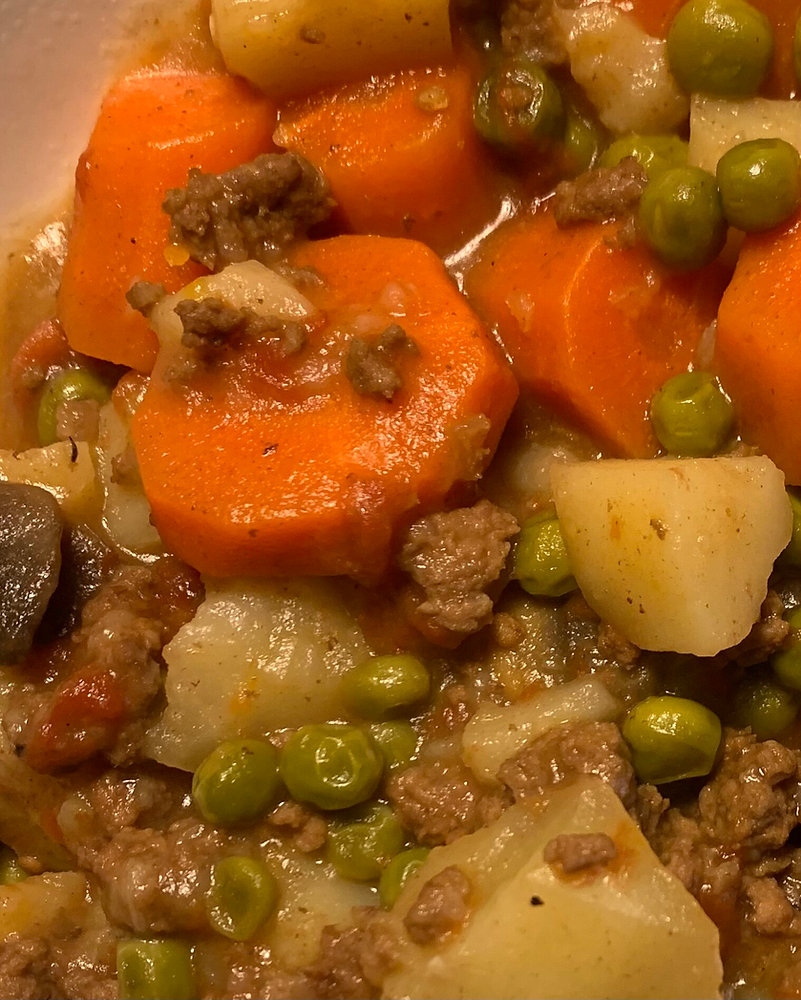 Ground Beef Vegetable Stew January 2022