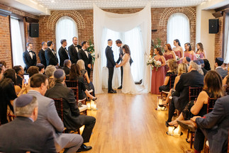 ceremony at deity brooklyn wedding venue