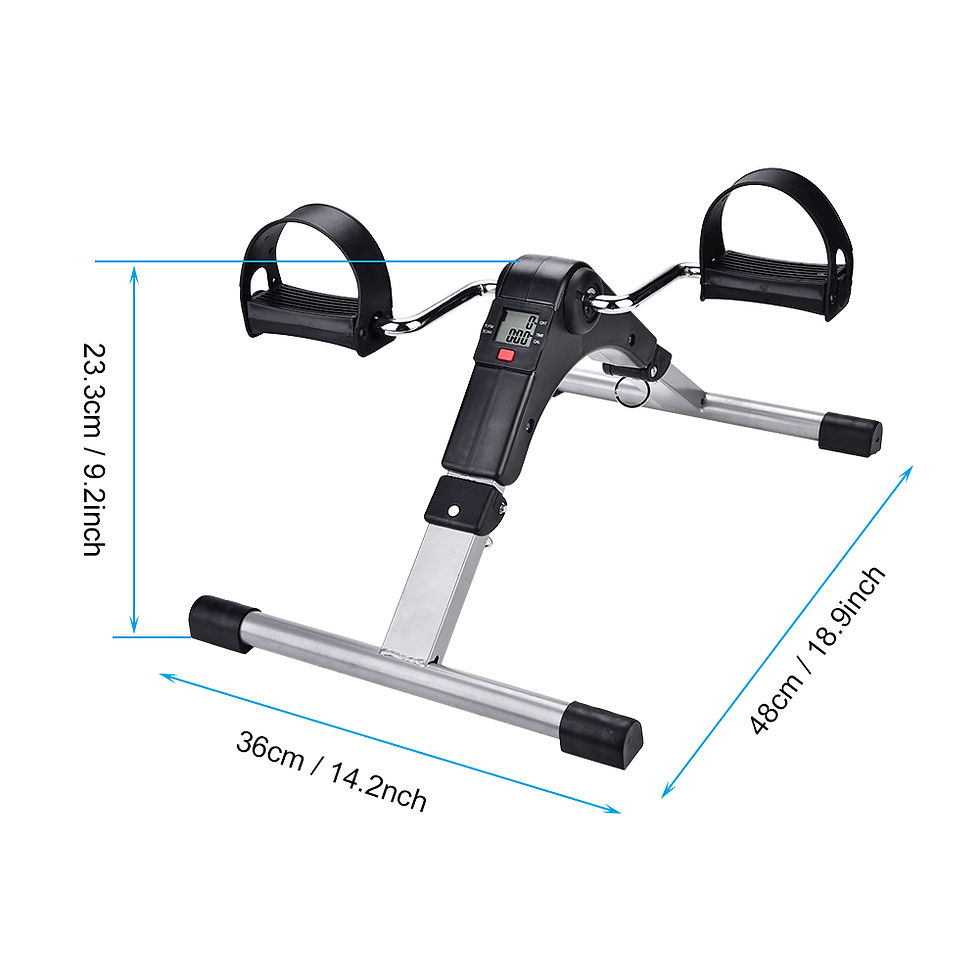 Thumbnail: Exercise  Gym Exercise Indoor Folding  Trainer  Pedal Fitness Exerciser Leg Work