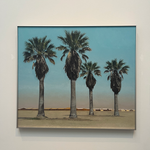 Robert Bechtle's"Four Palm Trees"
