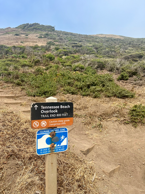 Sign to Tennessee Beach Overlook
