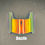 Thumbnail: Mini Helmet Chrome Mirror Visors (Hard Style) Riddell Compatible
