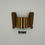 Thumbnail: Mini Helmet Chrome Mirror Visors (Hard Style) Riddell Compatible
