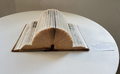 Temptation, folded old encyclopedia from 1933