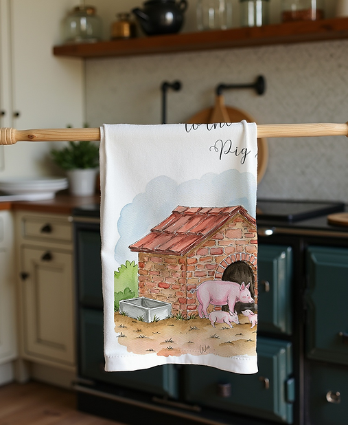 Welcome to the Pig_sty_Tea_towel_MulberryandTwine_preview_2.png