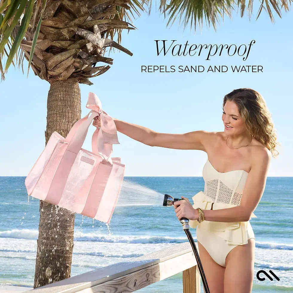 Thumbnail: Case-Mate Ballet Pink Bow Jelly Tote Bag