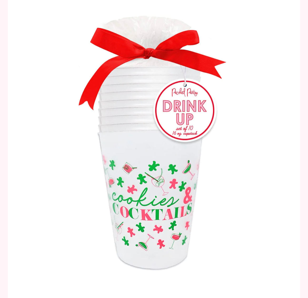 Christmas stacked cups