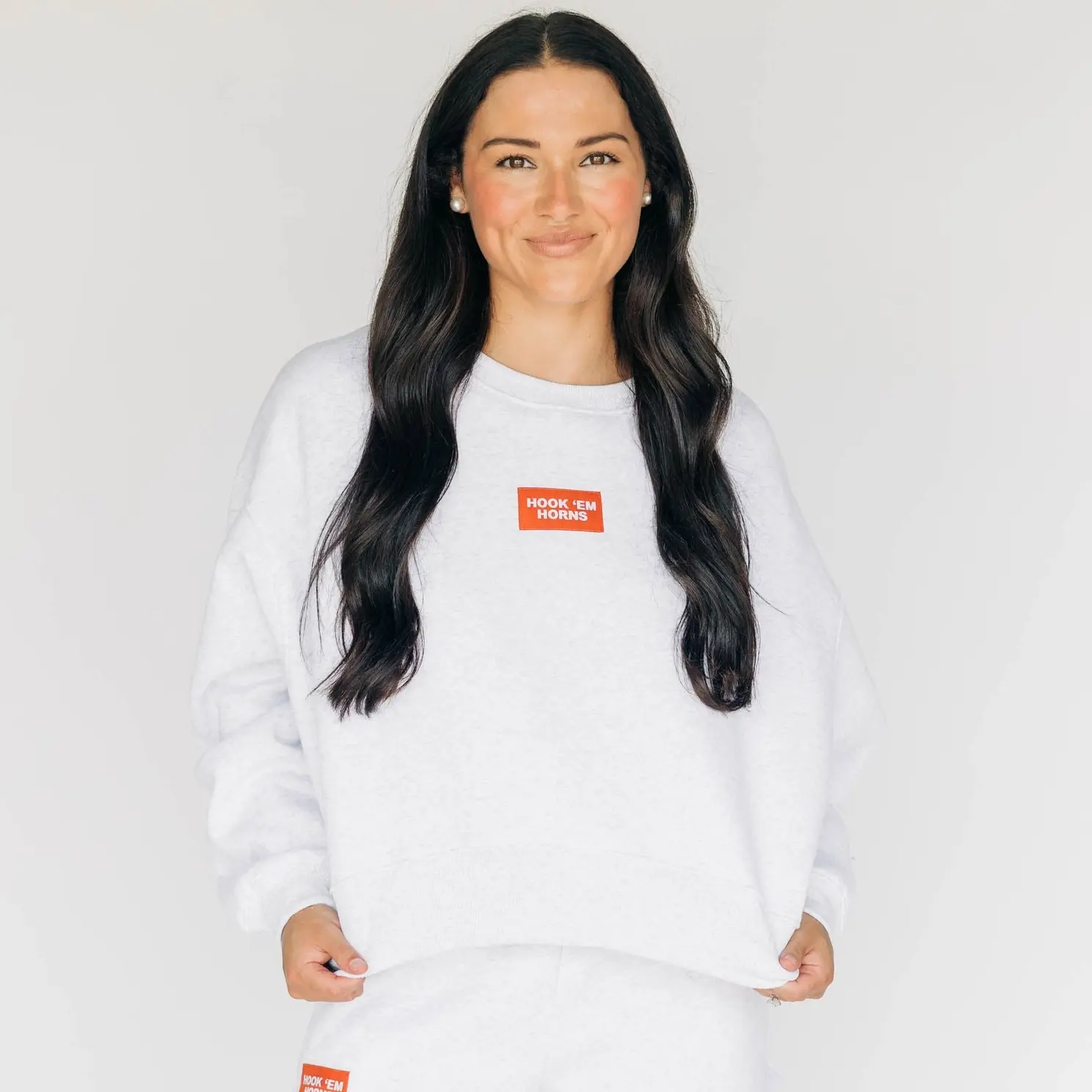 becca boxy crewneck