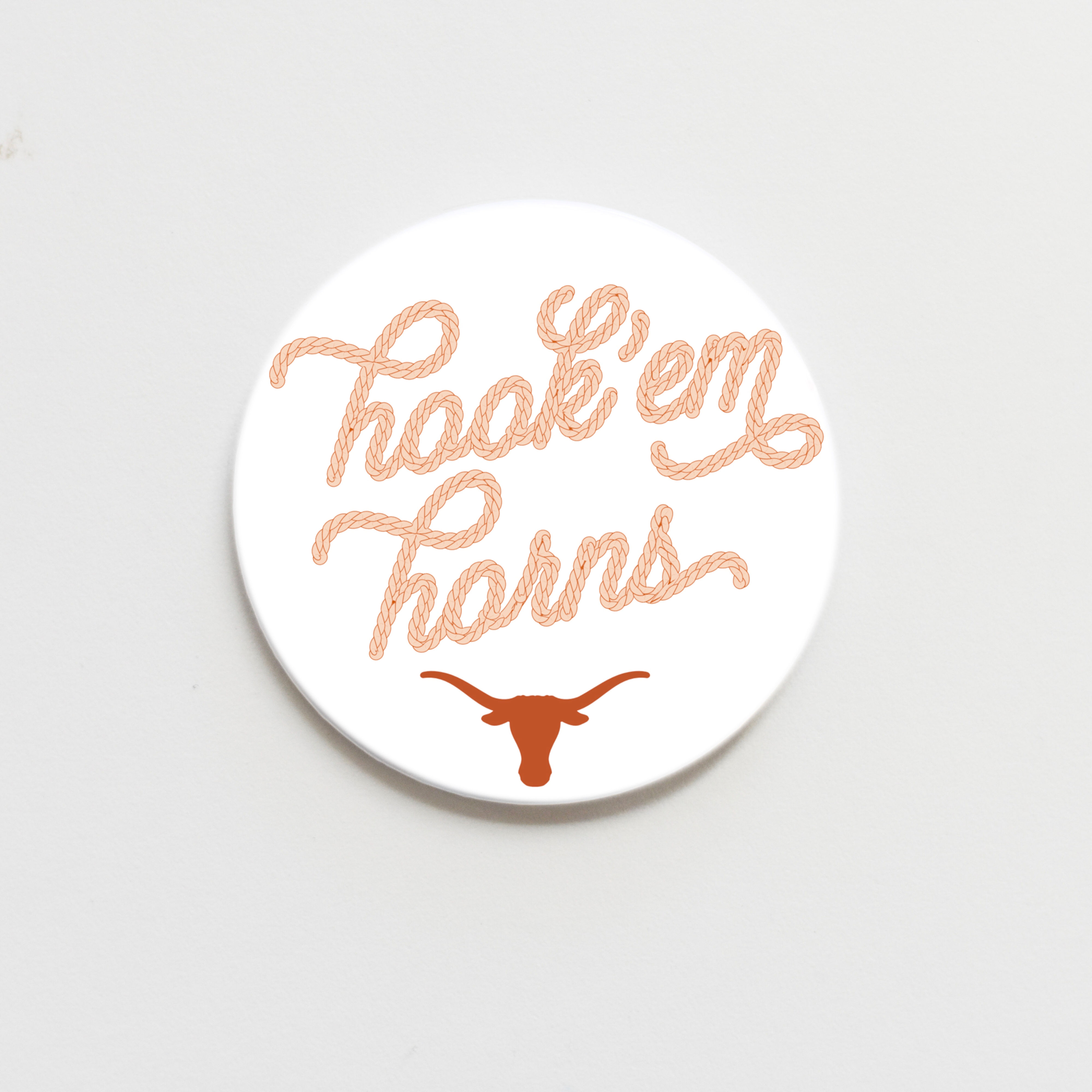 University of Texas Howdy Rope Button