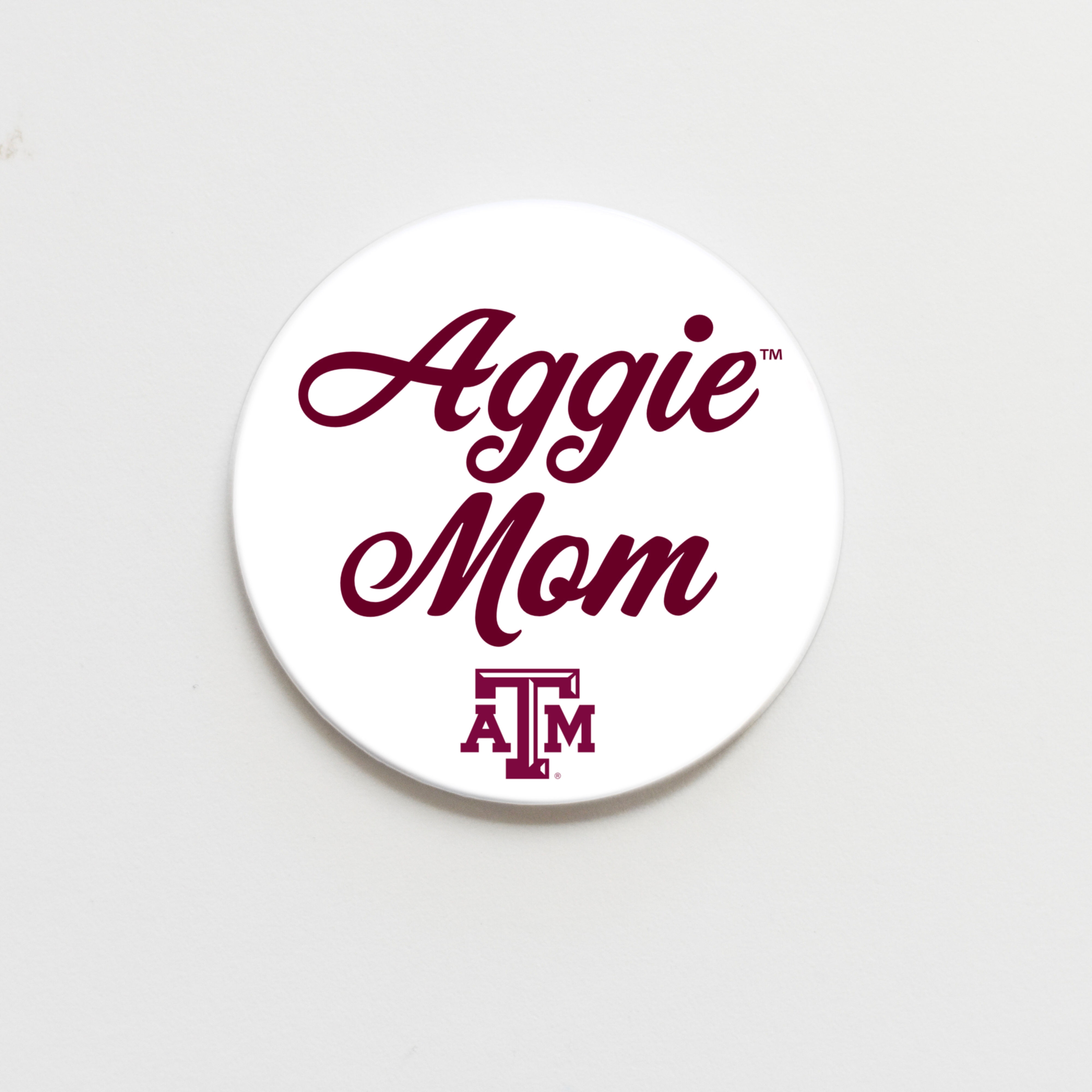 Texas A&M Aggie Mom Button