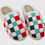 Thumbnail: christmas checker slippers