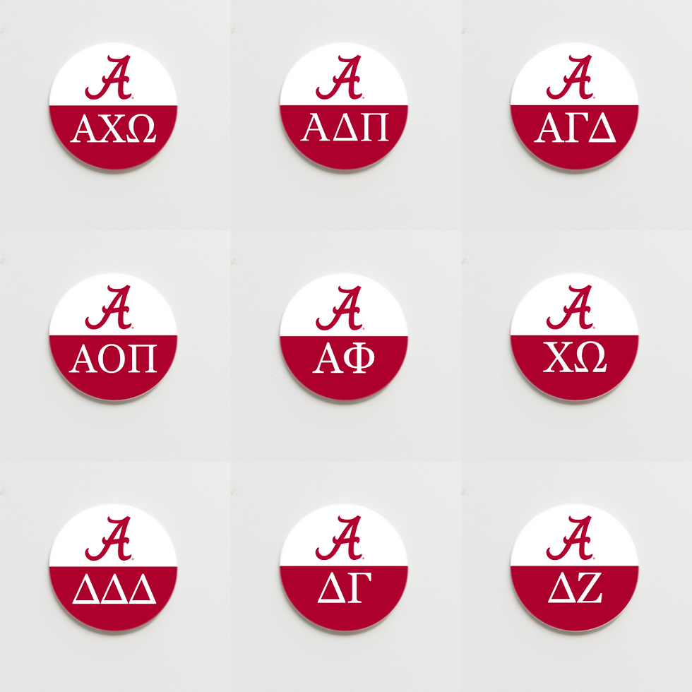 Thumbnail: University of Alabama  sorority game day button