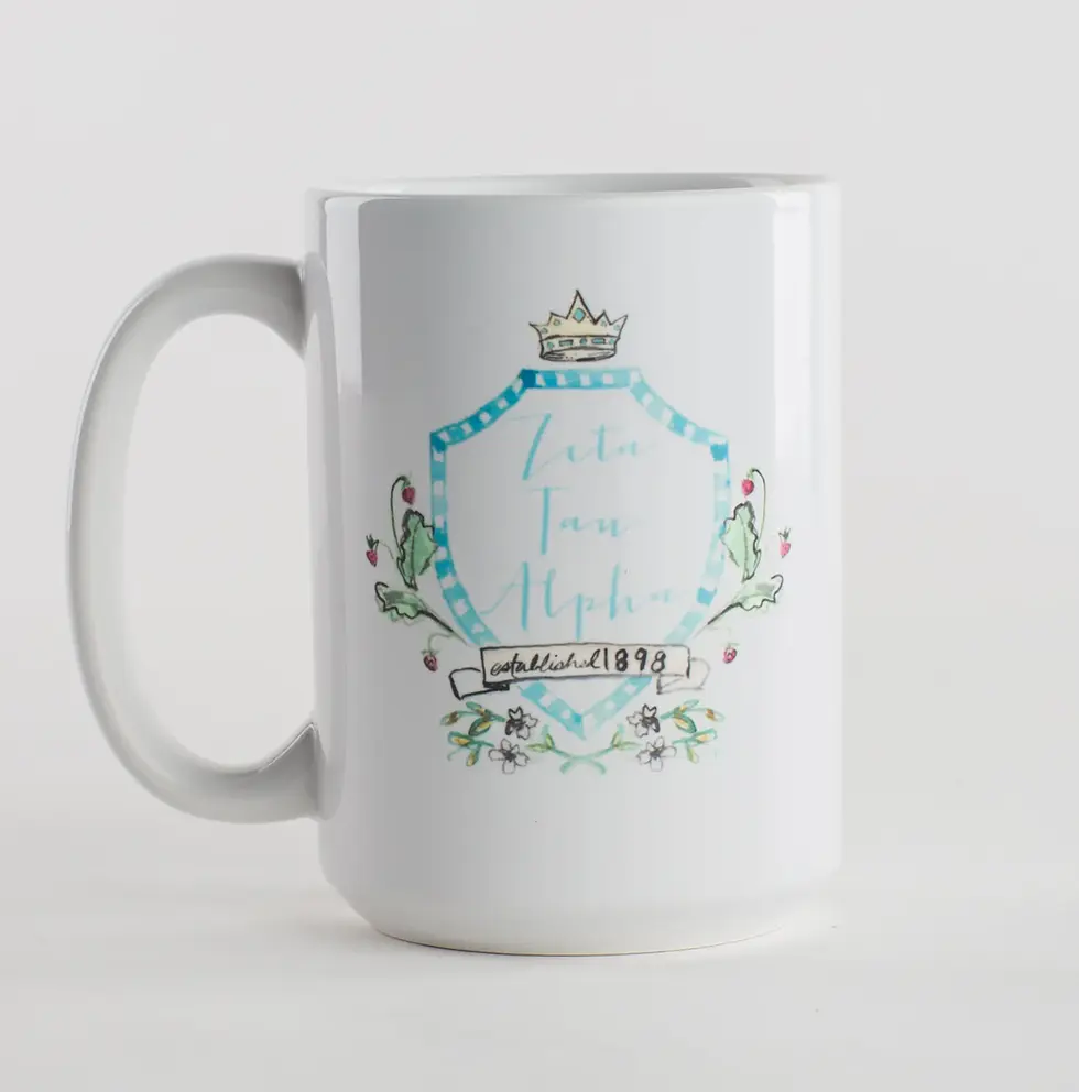 Thumbnail: sorority motif mug
