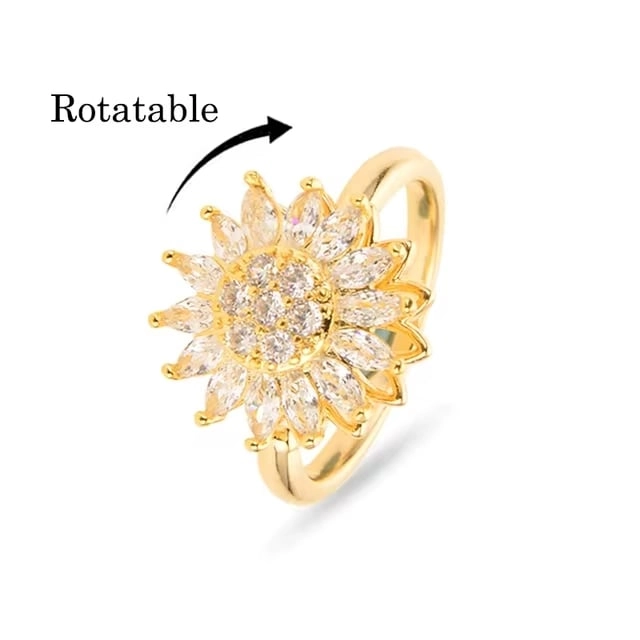 Miniatura: Anillo Girasol