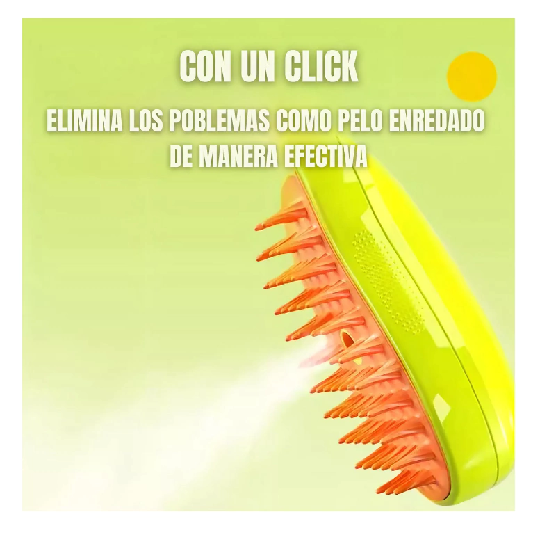 Miniatura: Cepillo de Vapor para Gatos 3 en 1