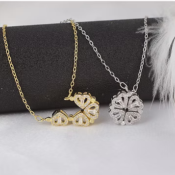 Miniatura: Collar Trébol de Corazones