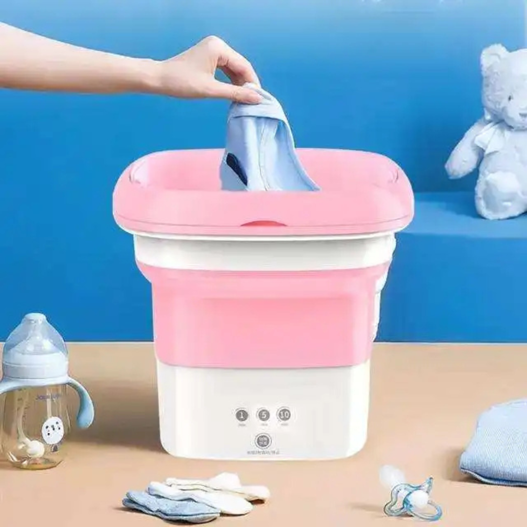 Mini Lavadora Portátil Con Centrifuga