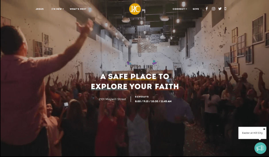 The best church websites