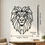 Miniature : Décoration Lion Géométrique – Imprimée en 3D