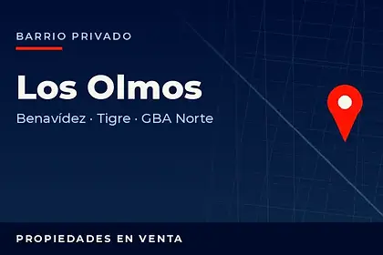 Propiedades en venta en el barrio privado Los Olmos, Benavídez, partido de Tigre, Zona Norte del Gran Buenos Aires