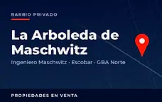 Propiedades en venta en el barrio privado La Arboleda de Maschwitz, partido de Escobar, GBA Norte