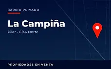 Propiedades en venta en el barrio privado La Campiña, Pilar, partido de Pilar, Zona Norte del Gran Buenos Aires