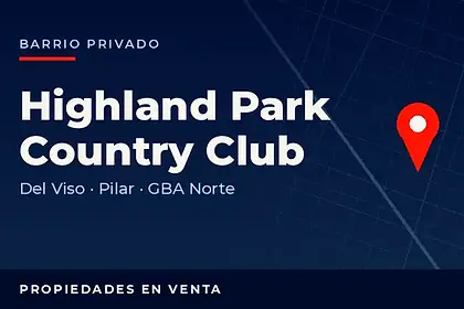 Propiedades en venta en el barrio privado Highland Park Country Club, partido de Pilar, GBA Norte