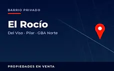 Propiedades en venta en el barrio privado El Rocío, Del Viso, partido de Pilar, Zona Norte del Gran Buenos Aires