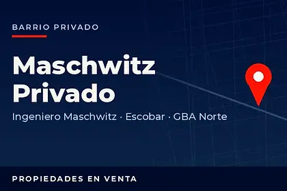 Propiedades en venta en el barrio privado Maschwitz Privado, partido de Escobar, GBA Norte