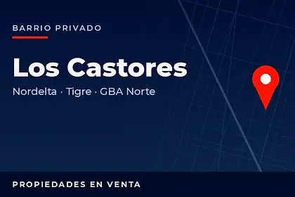 Propiedades en venta en el barrio privado Los Castores, Nordelta, partido de Tigre, Zona Norte del Gran Buenos Aires