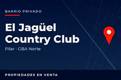 Propiedades en venta en el barrio privado El Jagüel Country Club, Pilar, partido de Pilar, Zona Norte del Gran Buenos Aires