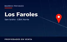 Propiedades en venta en el barrio privado Los Faroles, San Isidro, partido de San Isidro, Zona Norte del Gran Buenos Aires