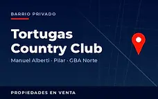 Propiedades en venta en el barrio privado Tortugas Country Club, partido de Pilar, GBA Norte