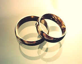 Wedding Rings Closeup