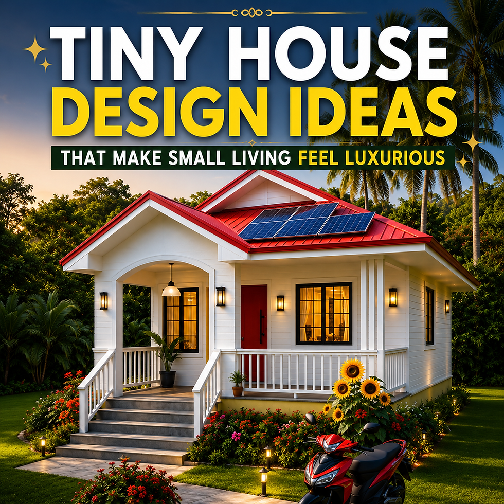 Tiny House Design Ideas That Make Small Living Feel Luxurious