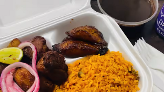 Fried pork chunks