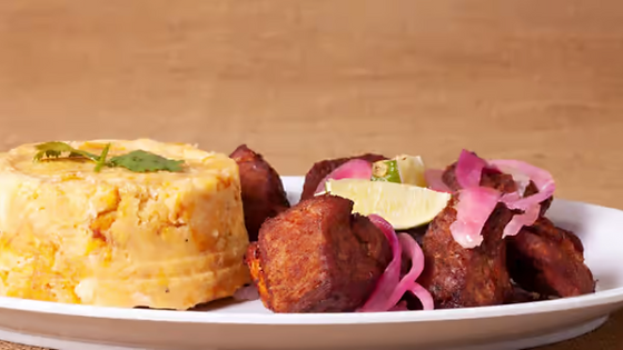 Carne Frita Mofongo