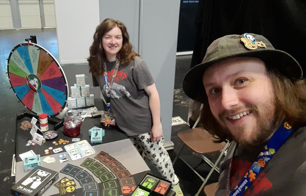 Katie and Chris at UKGE 2025