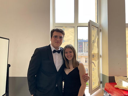 Dorukhan and his waltz partner Nehir