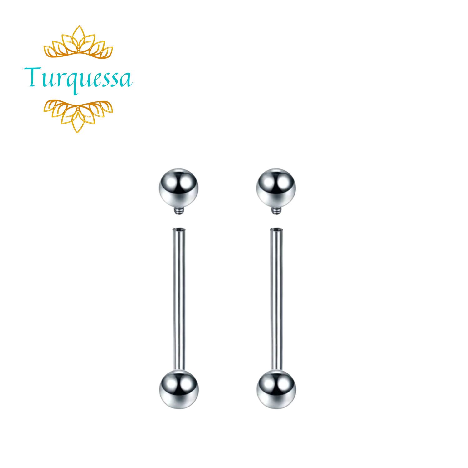 Nipples Titanio 14G (par) 