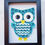 Thumbnail: Quilling Owl, Owl Frame, Owl Decoration Owl Nursery decoration, Paper owl gift