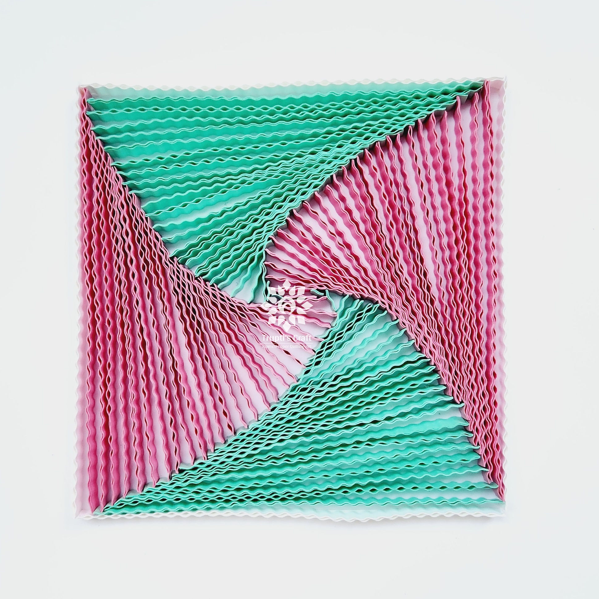 Abstract Paper Quilling Wall Art, Quilling Art Framed Paper quilling art