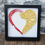 Thumbnail: Framed Paper Quilling heart with dog Silhouette quilled heart, quilled dog gift for dog owner, unique quilling art