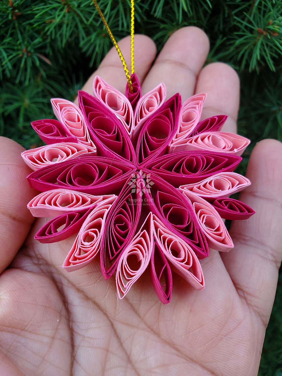 paperquilling, quilling, ornament, snowflakes, quillingsnowflake, #quillingornament, Christmas