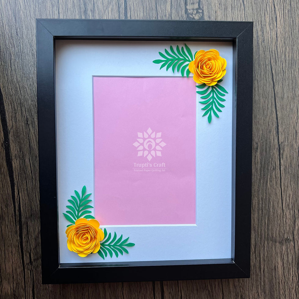 Thumbnail: Paper Quilling Photo Frame, Flower Frames, Quilling Home Decor, Quilling Gift