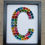 Thumbnail: Framed Paper Quilling Monogram Wall Art, Monogram Art, Quilling Wall Art, Nursery room decor