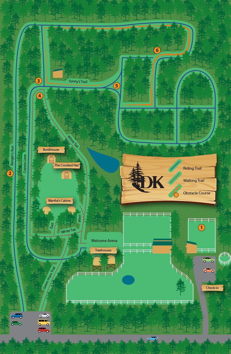 D&K Ranch Map