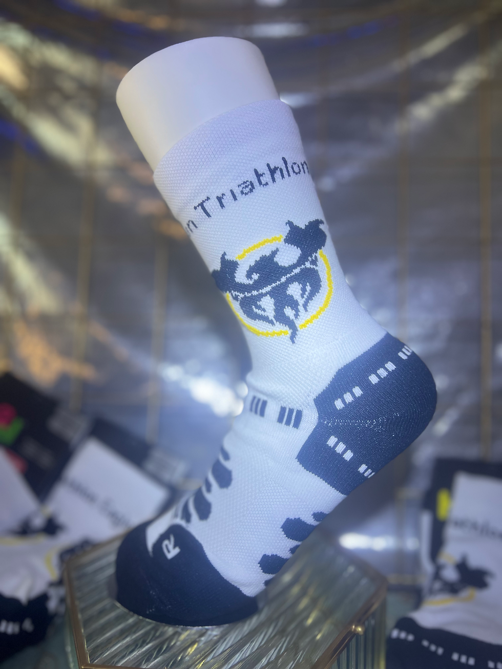 Thumbnail: Eagle in the Sun Triathlon Socks 